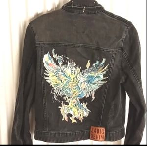Zadig & Voltaire denim jacket sz S